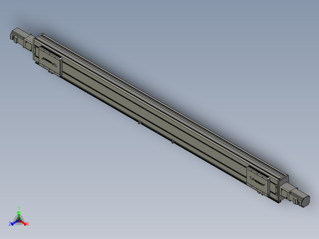 威洛博双电机滑台-VC14D2-S650-BC-P40-C6主视图