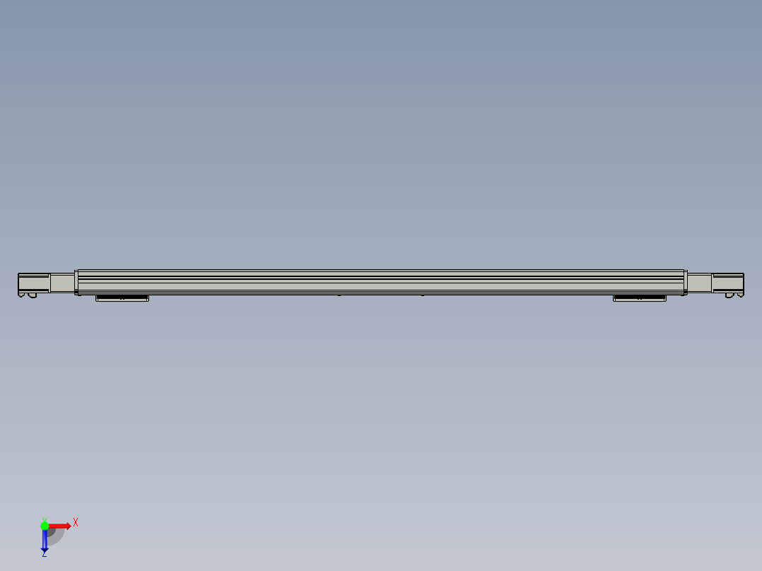 威洛博双电机滑台-VC14D2-S650-BC-P40-C6俯视图