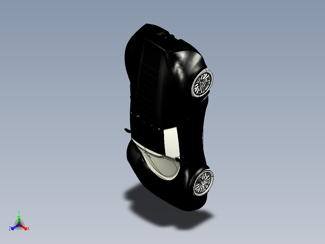 Orca跑车模型3D图纸