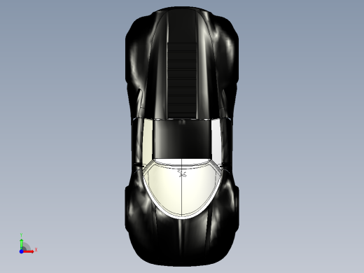 Orca跑车模型3D图纸前视缩略图