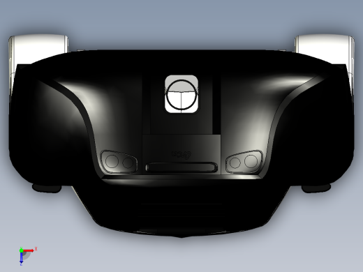 Orca跑车模型3D图纸俯视缩略图