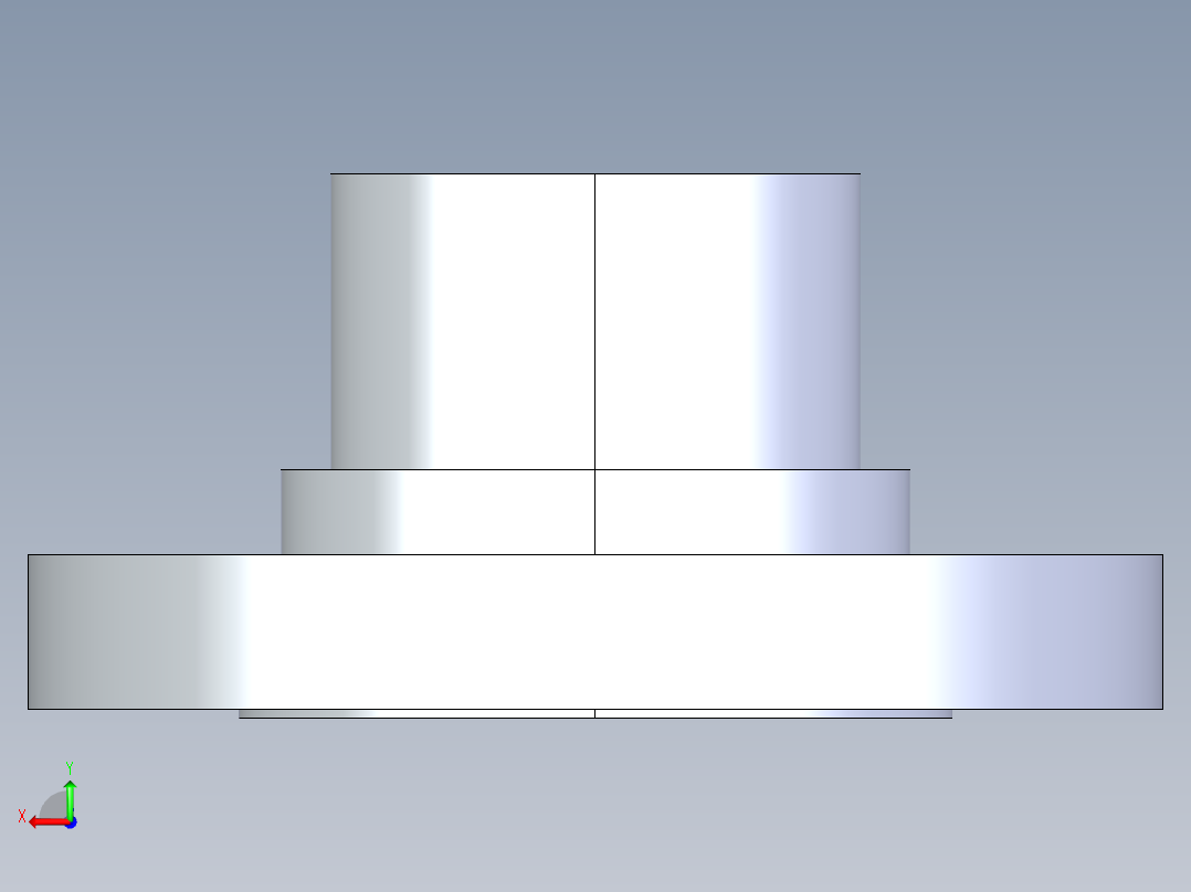 聚氯乙烯配件28-Sch80_Flange Vanstone_SPIG_856-030_3in后视图