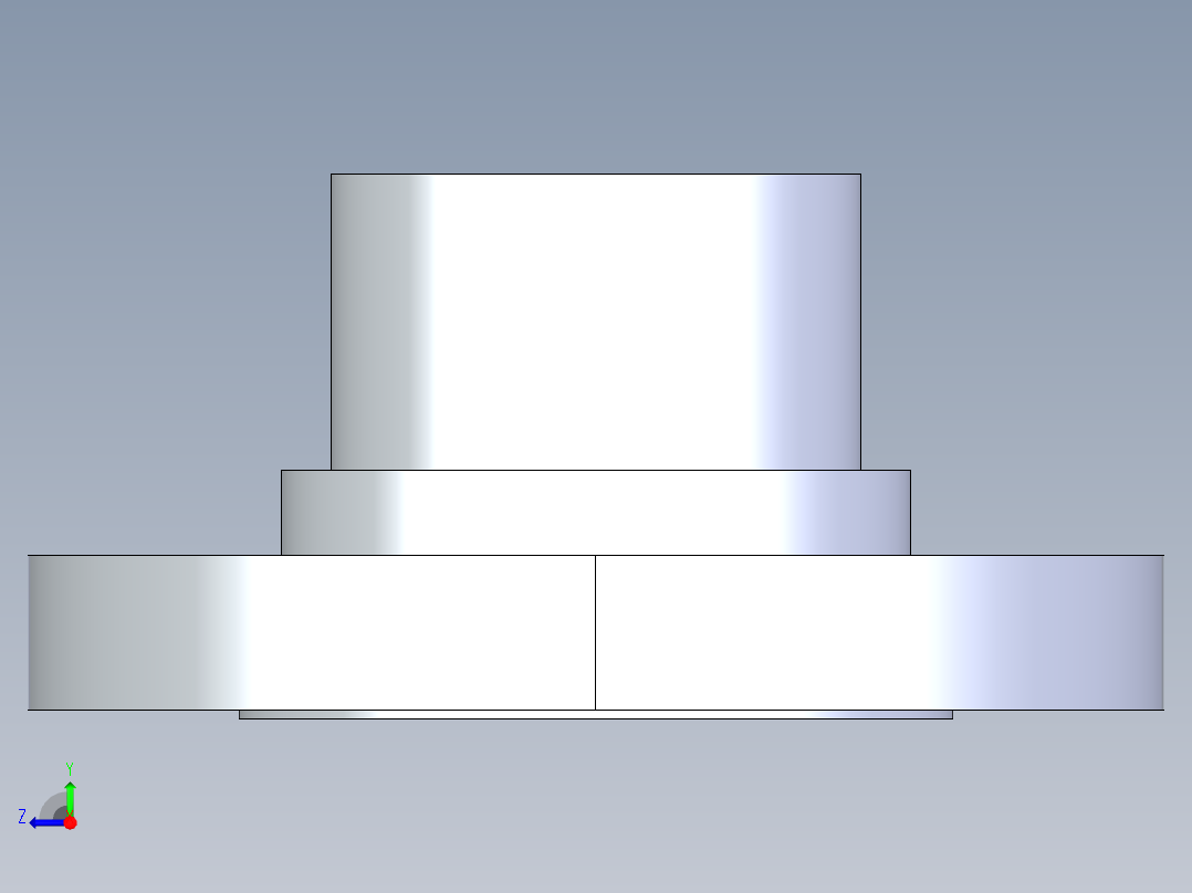 聚氯乙烯配件28-Sch80_Flange Vanstone_SPIG_856-030_3in右视图