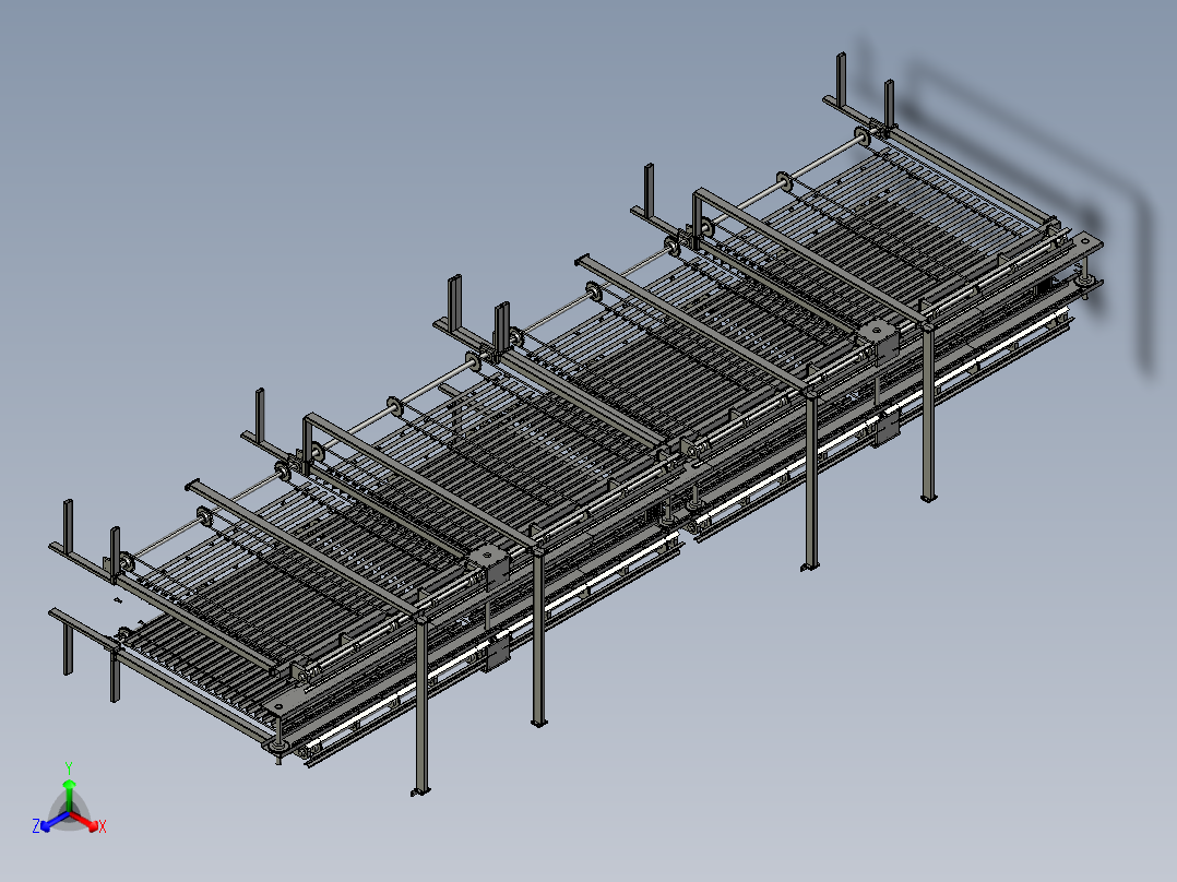 防鸟虫电网后视图