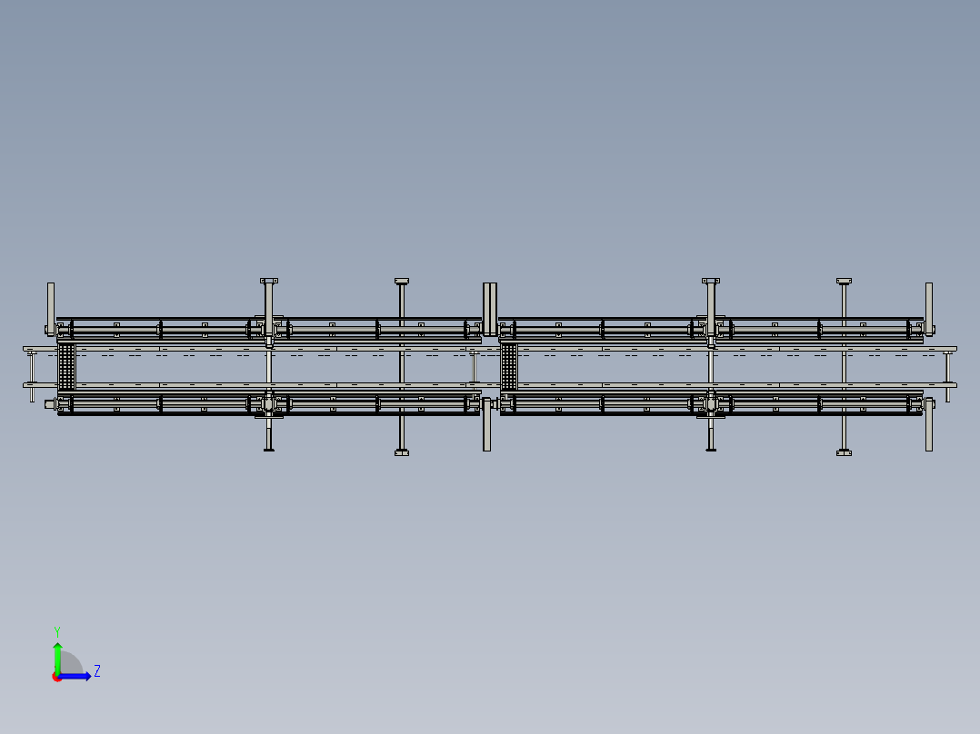 防鸟虫电网左视图