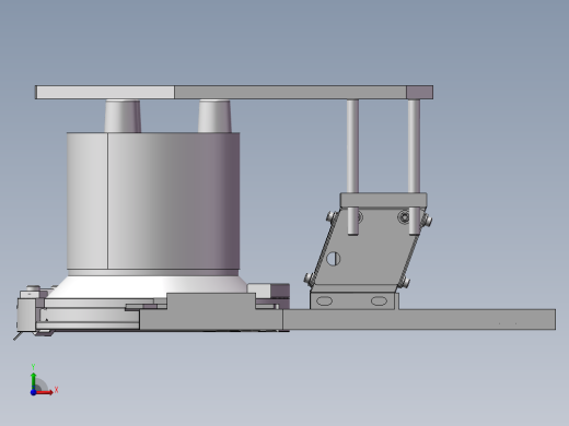 电器件进料振动盘模型前视缩略图