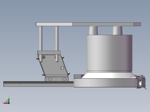 电器件进料振动盘模型后视缩略图