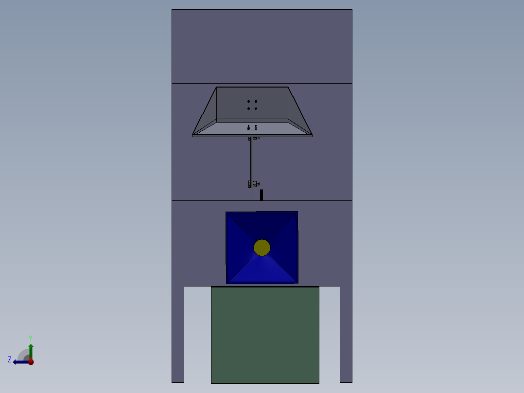 风选式核桃壳仁分离机设计【含SOLIDWORKS三维+CAD+说明书】254283右视图