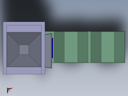风选式核桃壳仁分离机设计【含SOLIDWORKS三维+CAD+说明书】254283俯视缩略图
