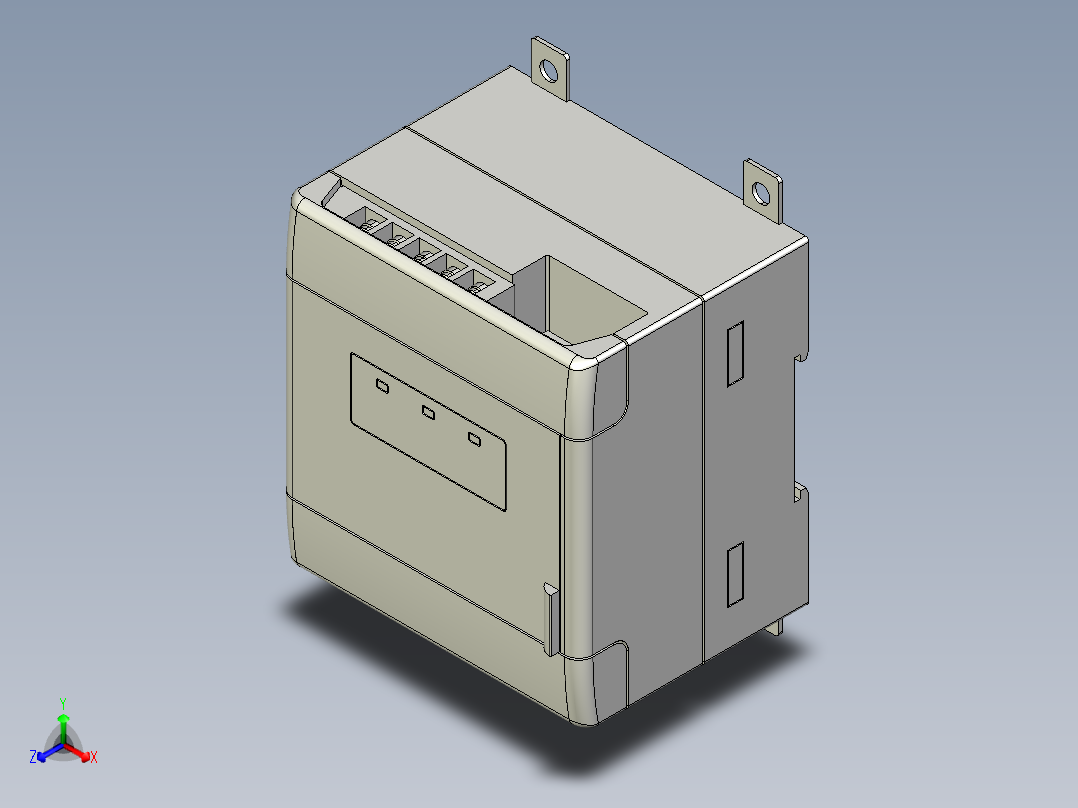 基恩士EX-501_502_505_510_kc图纸模型主视图