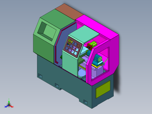 精密硬轨仪表数控车床