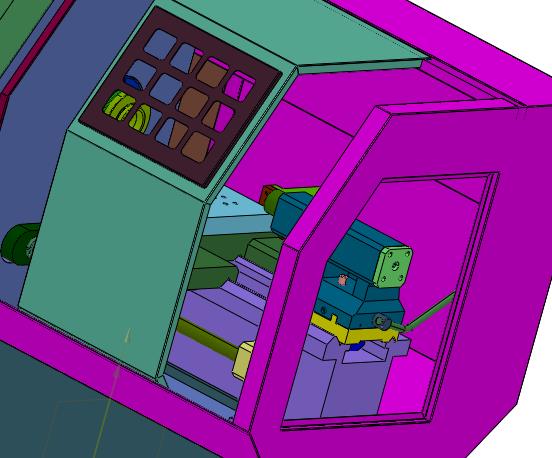 精密硬轨仪表数控车床