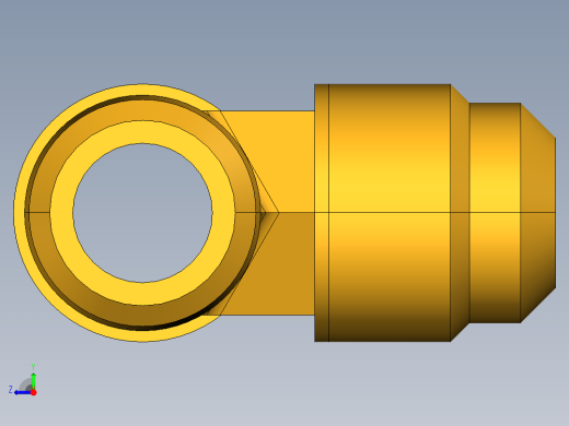 扩口式工业通用硬管接头Male Run Tee 151F-8-6右视缩略图