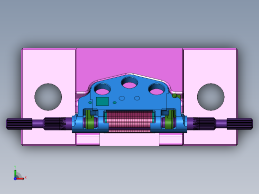 出货扫码器固定支架前视缩略图