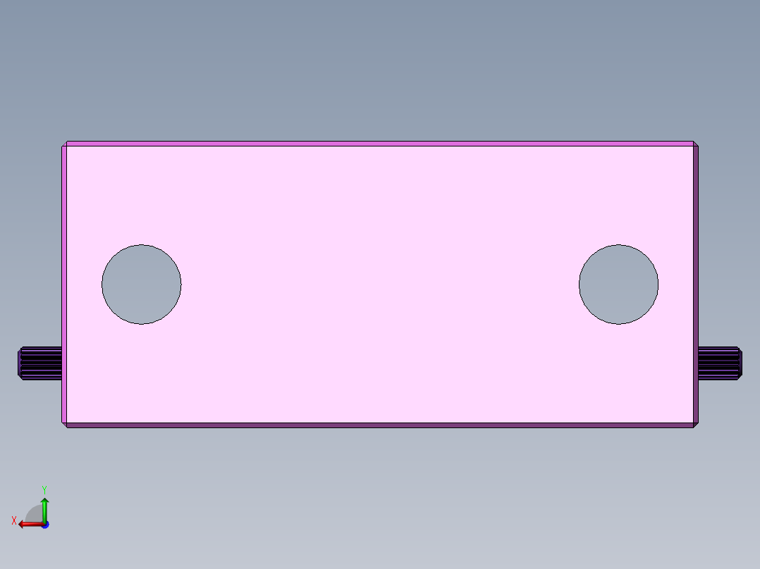 出货扫码器固定支架后视图