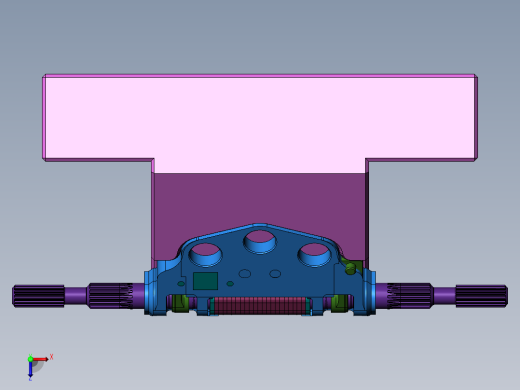 出货扫码器固定支架俯视缩略图