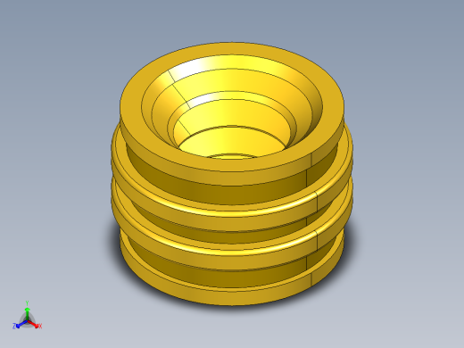 紧固件-STEP No. 6-32 Brass 3DP Inserts