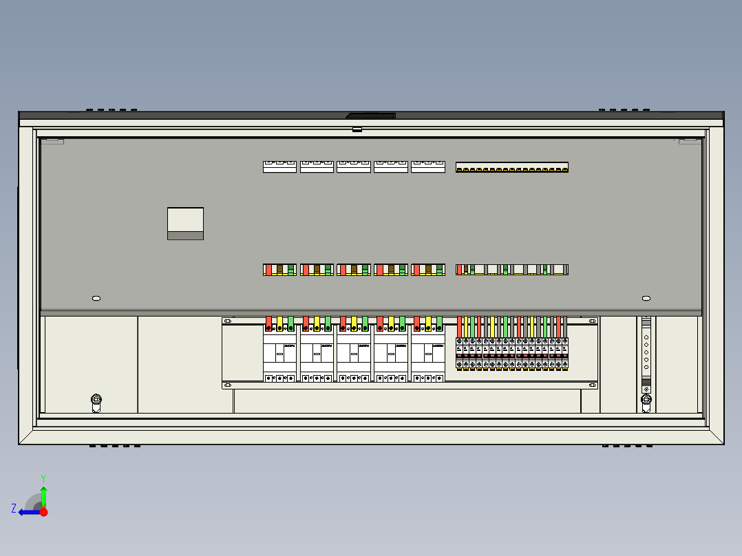 e41-电气柜右视图