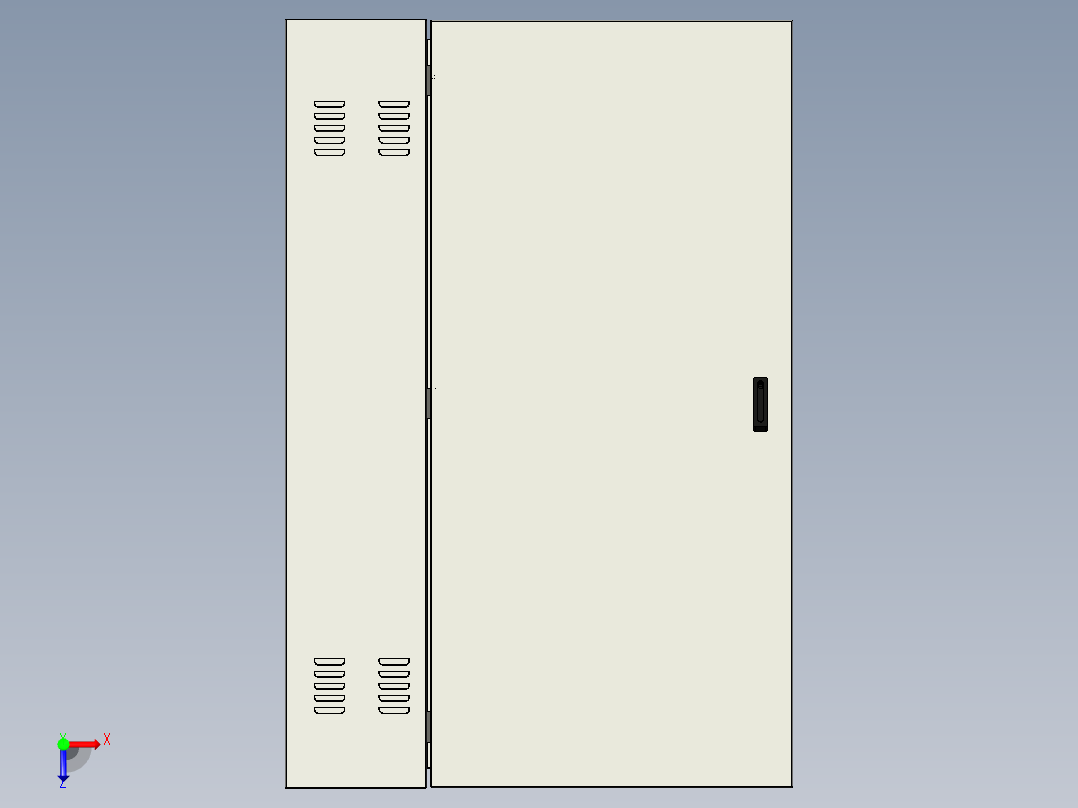 e41-电气柜俯视图