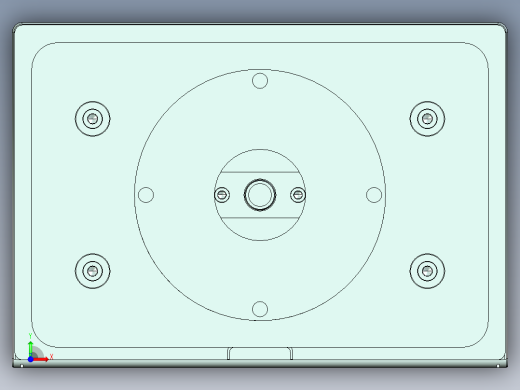 ux301-a-笔记本CNC工装夹具三维模型cnc2-7-26-Y前视缩略图