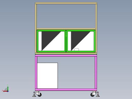 真空吸附滑台取料机sw18可编辑后视缩略图