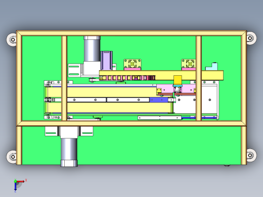 真空吸附滑台取料机sw18可编辑俯视缩略图
