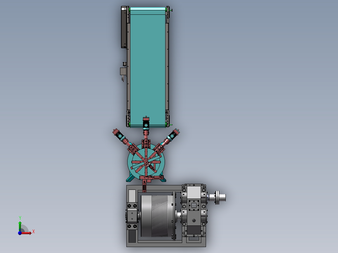 钢丝自动裁切设备sw17前视图