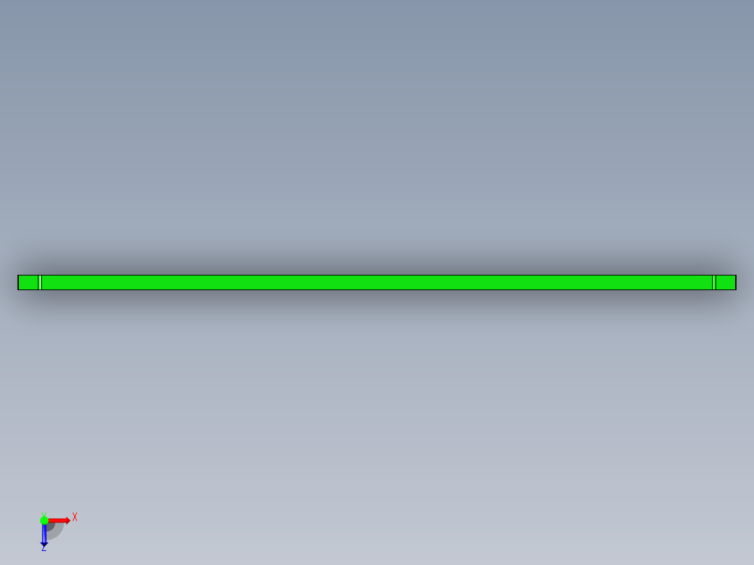 笔记本A壳全铣开粗程序模型俯视图