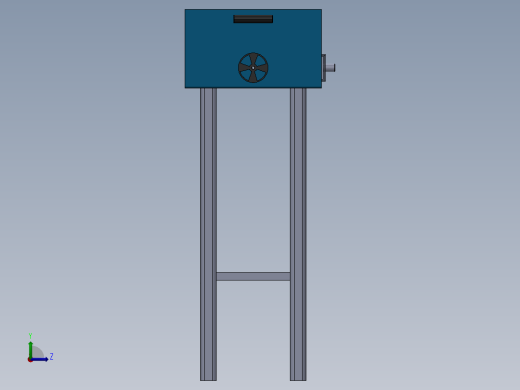 户外烧烤架左视缩略图