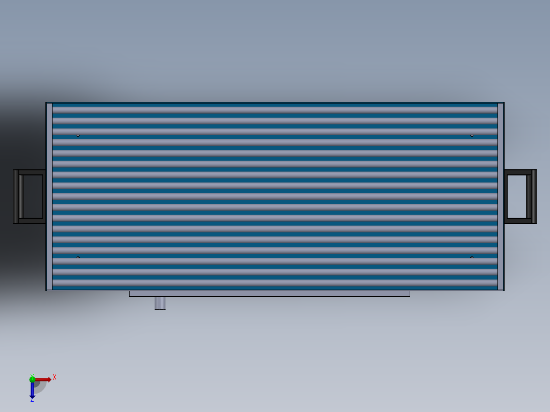 户外烧烤架俯视图