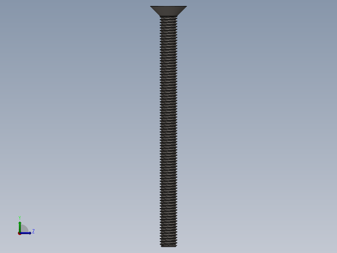 Screw_ISO_10642_M8x110_A2.SLDPRT左视图