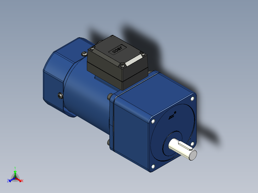 YT系列调速电机-60yt01-180正等轴测图