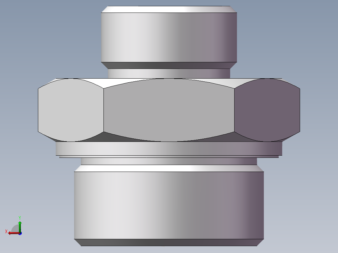 英制管螺纹ED密封、1DB-30-20WD非标后视图