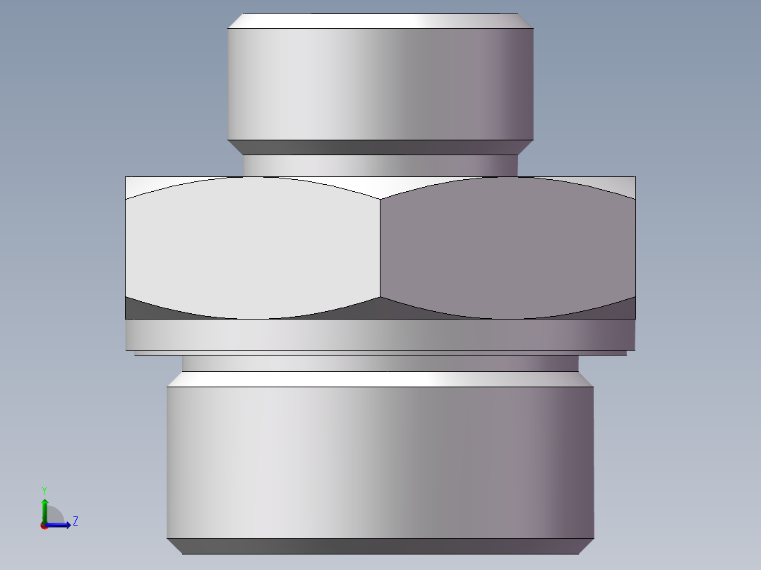 英制管螺纹ED密封、1DB-30-20WD非标左视图
