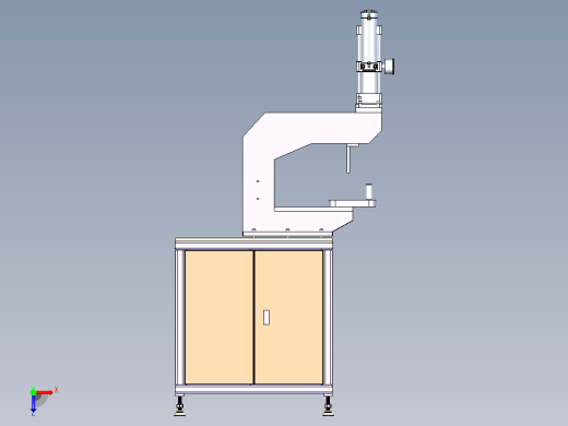 压铆机俯视缩略图