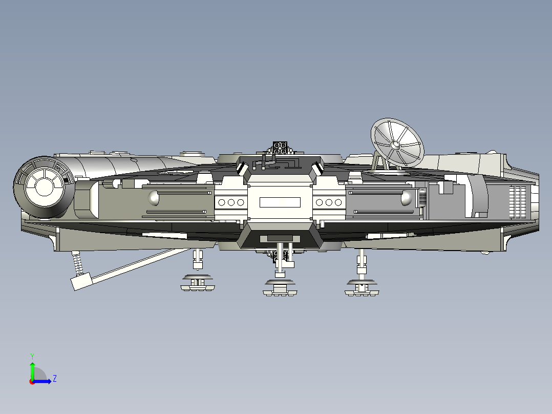 B3003700-千年隼左视图