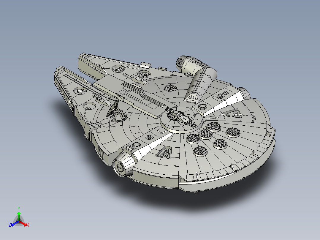 B3003700-千年隼正等轴测图