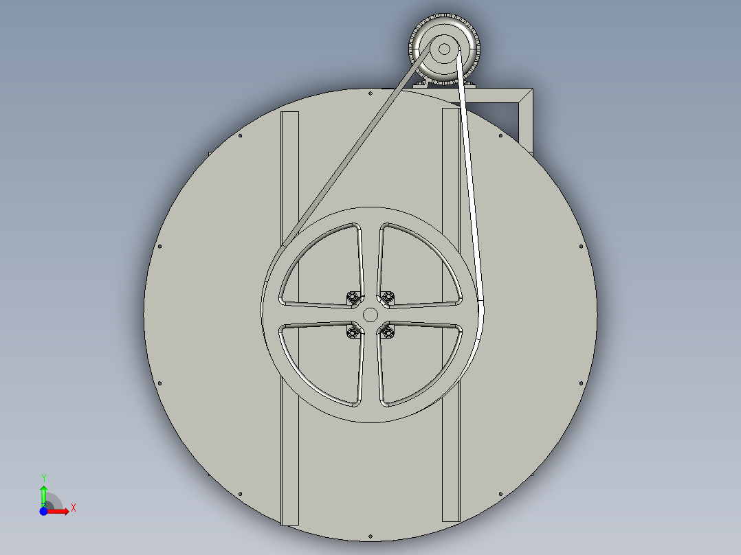 B3004039-立式喂料混合机前视图