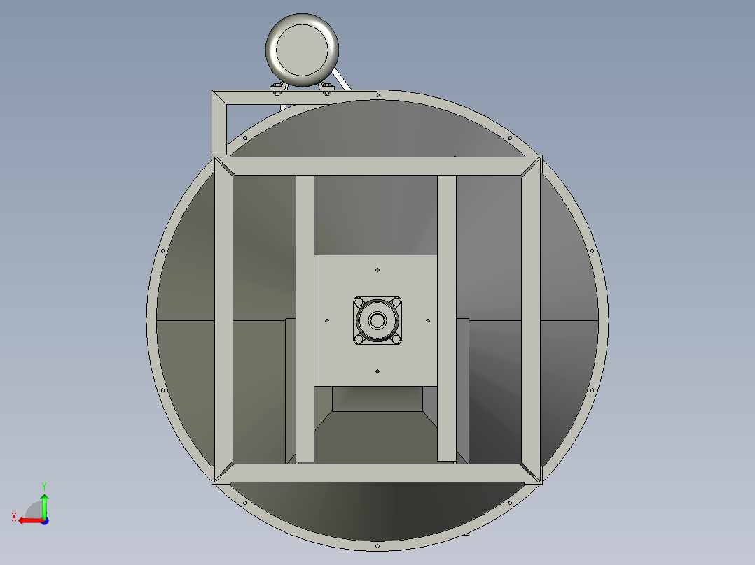 B3004039-立式喂料混合机后视图