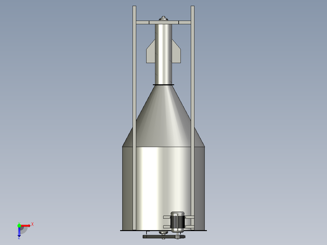 B3004039-立式喂料混合机俯视图