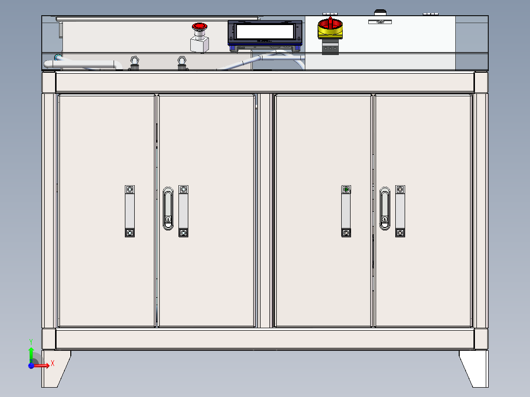 清洗设备前视图