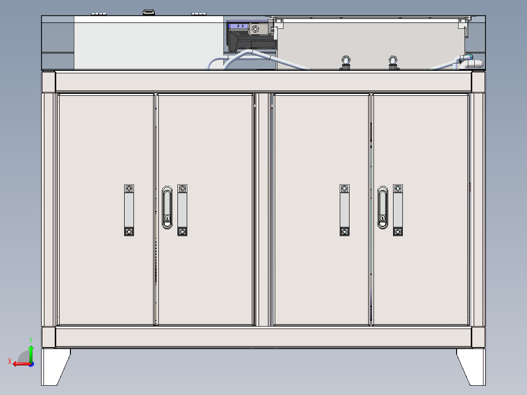 清洗设备后视图