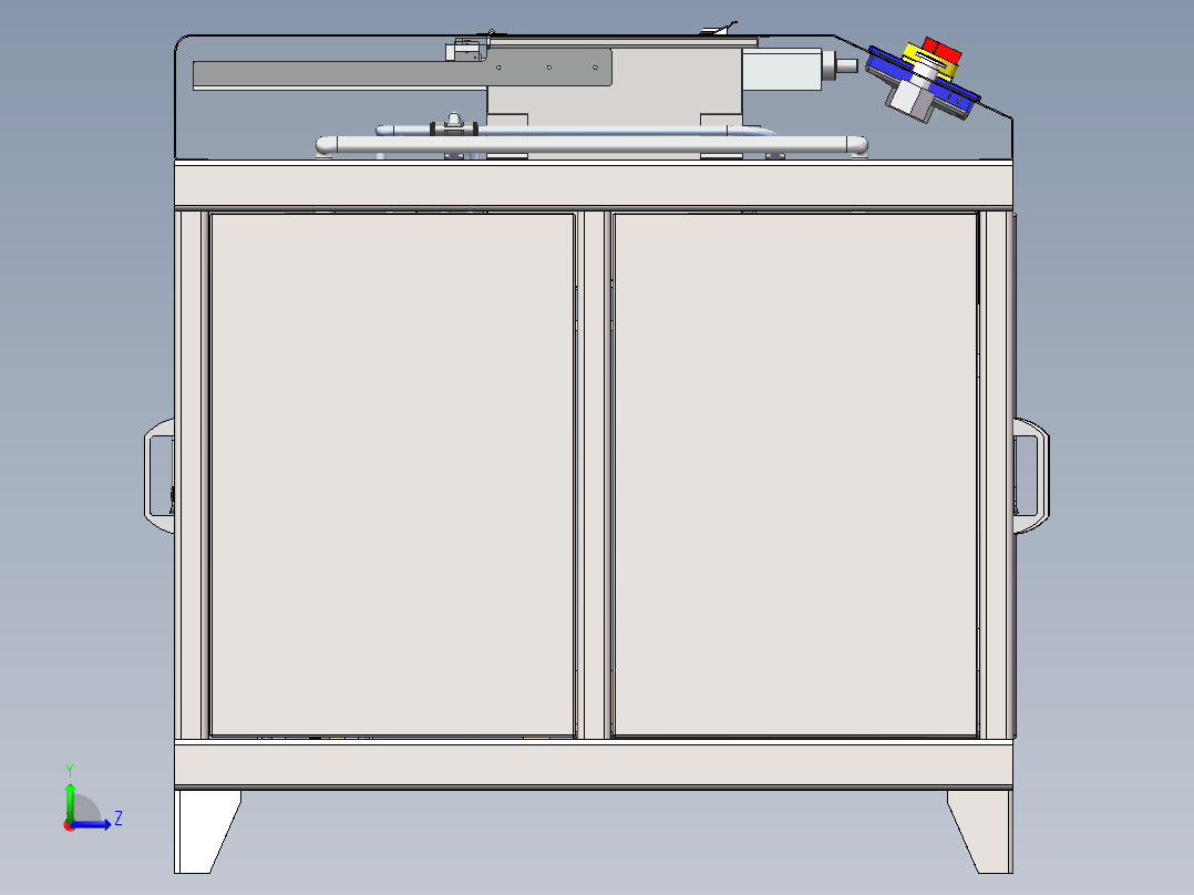 清洗设备左视图
