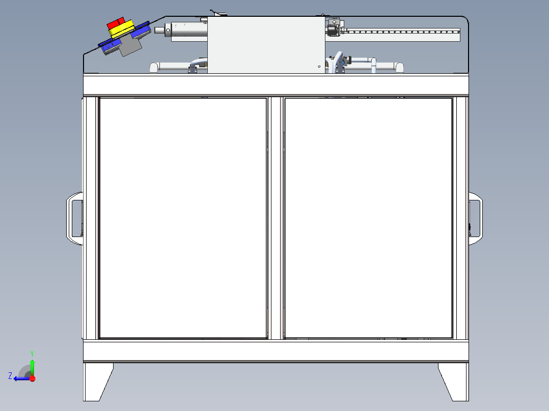 清洗设备右视图