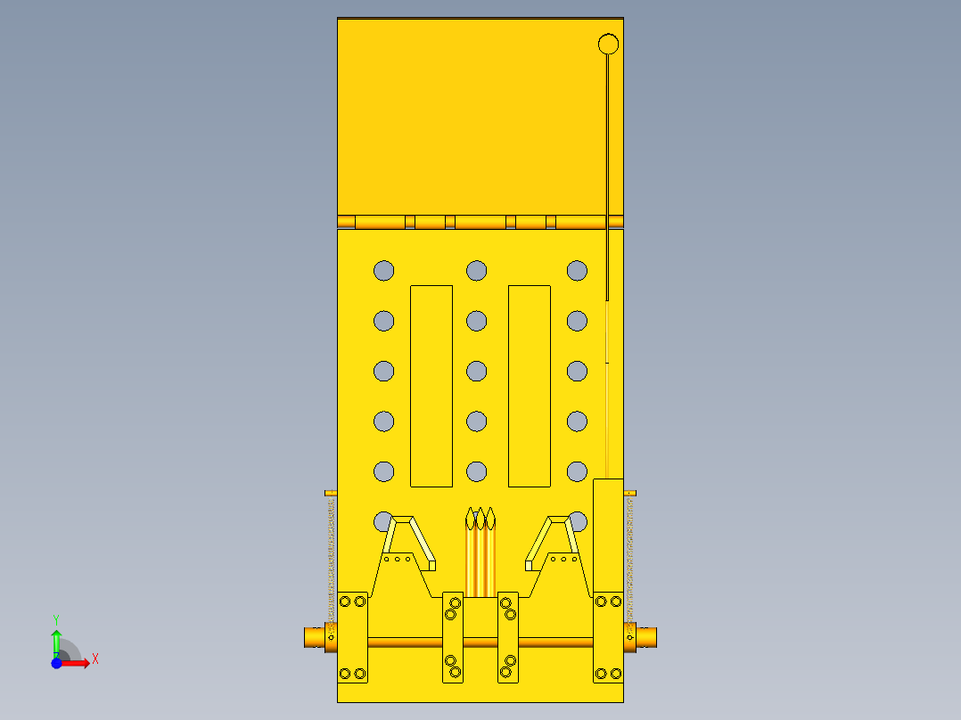 路障爆胎装置UG10.0.zip前视图