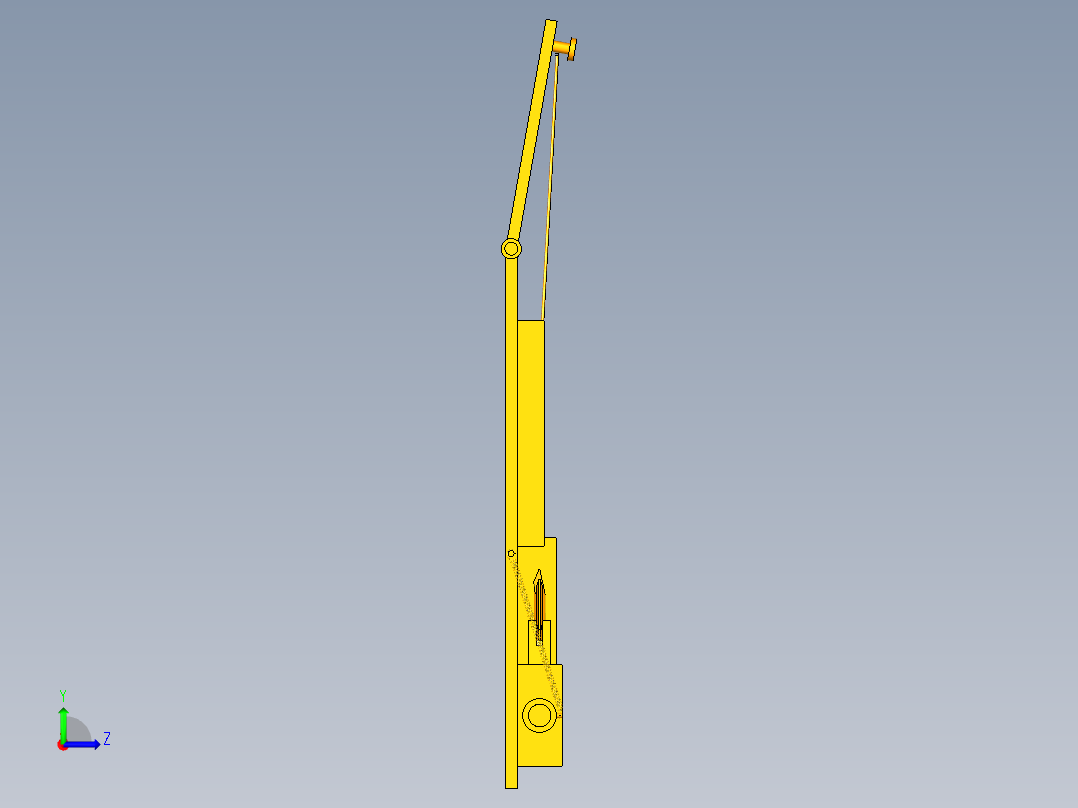 路障爆胎装置UG10.0.zip左视图