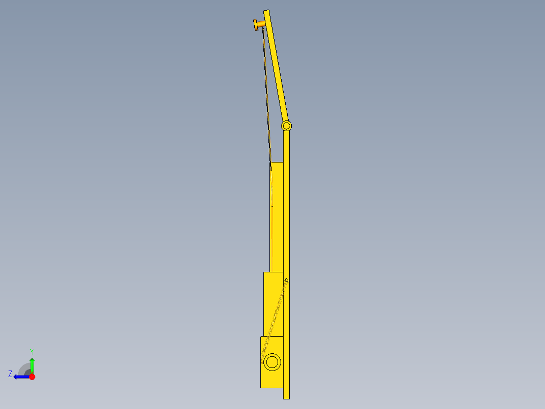 路障爆胎装置UG10.0.zip右视图