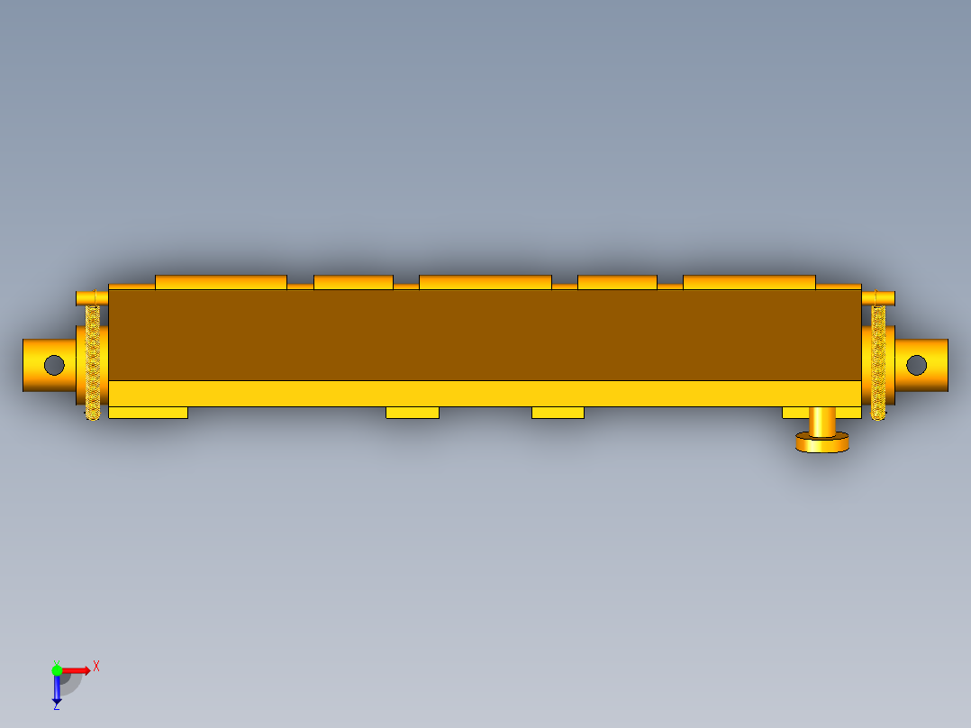 路障爆胎装置UG10.0.zip俯视图