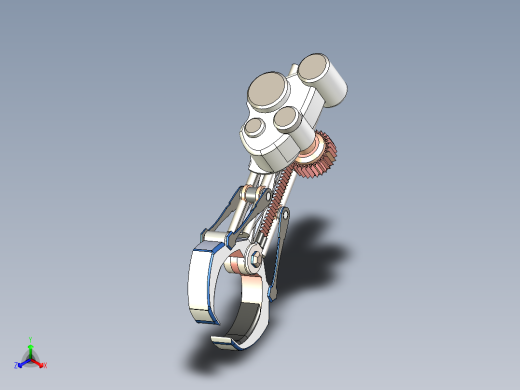 齿轮齿条型夹爪