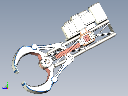 齿轮齿条型夹爪右视缩略图